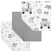 Pieluchy - PIELUSZKI ULEWAJKI MUŚLINOWE 30 x 30 cm BAWEŁNA 3 SZTUK PRODUKT POLSKI - miniaturka - grafika 1