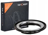 Akcesoria fotograficzne - Adapter K&f Do Canon Eos Ef Ef-s Na Nikon F /  Kf06.088 - miniaturka - grafika 1