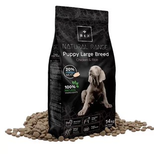 Rex Natural Range Puppy Large Breed Chicken & Rice 14kg - Sucha karma dla psów - miniaturka - grafika 2