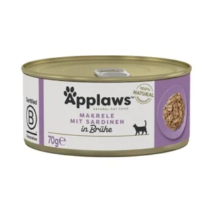 Applaws mokra karma dla kota Adult w bulionie Makrela z sardynkami 24x70 g - Mokra karma dla kotów - miniaturka - grafika 1