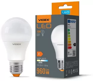 Żarówka 10W LED E27 230V A60 3000K 960lm Videx - Żarówki LED - miniaturka - grafika 1