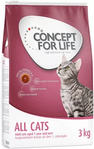 Concept for Life All Cats 10+ 3 kg - Sucha karma dla kotów - miniaturka - grafika 1