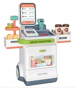 Supermarket Sklep Dla Dzieci Zestaw Z Akcesoriami Zabawka Kasa Fiskalna - Zabawy w naśladowanie dorosłych - miniaturka - grafika 1