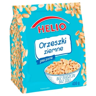 Helio ORZESZKI ZIEMNE PIECZONE 400 G Zakupy dla domu i biura! 70005954 - Orzechy i nasiona - miniaturka - grafika 1