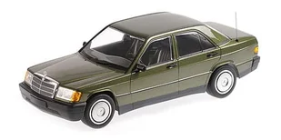 Mercedes-Benz 190E (W201) 1982 (Green Metallic) 1:18 Minichamps - Samochody i pojazdy dla dzieci - miniaturka - grafika 1