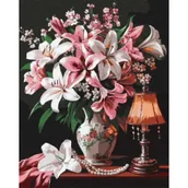 Malowanie po numerach - Ideyka Malowanie po numerach - Wytworne lilie 40x50cm - miniaturka - grafika 1