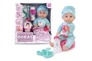 Lalka bobas siusiający 30 cm Edu&Fun Artyk - Lalki dla dziewczynek - miniaturka - grafika 1