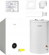 Piece i kotły grzewcze - Junkers Pakiet 1-fun.kondens - Cerapur GC5700iW24P + WST120 + 2581 + CW400 - miniaturka - grafika 1