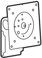 Uchwyty do monitorów - Ergotron Przegub LX Pro Dual Direct Czarny 98-738-632 - miniaturka - grafika 1