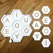 Pomoce naukowe - Samogłoski - plaster miodu - Colorado - miniaturka - grafika 1