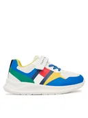 Buty dla chłopców - Tommy Hilfiger Sneakersy Flag Low Cut Lace-Up/Velcro T1X9-34369-1843 M Kolorowy - miniaturka - grafika 1