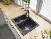 Zlewozmywaki - 6 Kolorów Zlewozmywak Granitowy półtorakomorowy - miniaturka - grafika 1