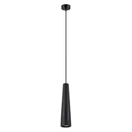 Lampy sufitowe - Lampa wisząca ELECTRA czarna beton SOLLUX LIGHTING - miniaturka - grafika 1