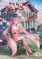 Podkładki pod mysz - PODKŁADKA POD MYSZ Nadruk 22x18 cm Vocaloid Hatsune Miku Sakura Prezent - miniaturka - grafika 1