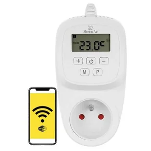 Gniazdkowy Regulator Temperatury Mission Air Nest Termostat Wifi Smart Home - Gniazdka elektryczne - miniaturka - grafika 1