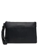 Nerki - Tommy Hilfiger Saszetka Woven Pouch AM0AM13804 Czarny - miniaturka - grafika 1