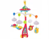Karuzele dla niemowląt - KARUZELKA DO ŁÓŻECZKA z PROJEKTOREM POZYTYWKA 108 melodii PILOT PREZENT - miniaturka - grafika 1
