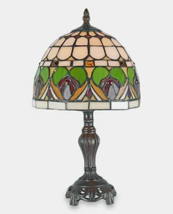 Lampa Witrażowa w Stylu Tiffany Tajemniczy Ogród - Lampy stojące - miniaturka - grafika 1