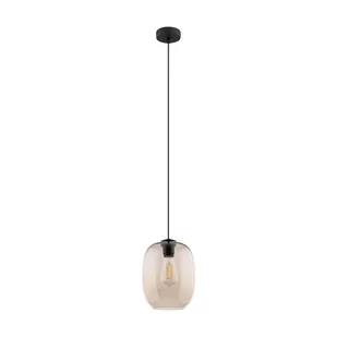 Pojedyncza lampa wisząca z ciepłym kloszem TK 4338 z serii ELIO - Lampy sufitowe - miniaturka - grafika 1