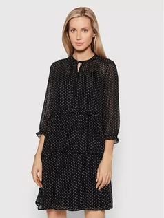 Sukienki - Vero Moda Sukienka codzienna Fie 10257825 Czarny Regular Fit - grafika 1