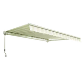 Markizy - Markiza na taras CLASSIC 400x300 White/Taupe - Gutroof - miniaturka - grafika 1