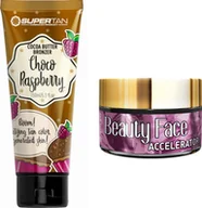 Balsamy i kremy do opalania - Supertan Supertan Choco Raspberry + Słoiczek Beauty Face - miniaturka - grafika 1