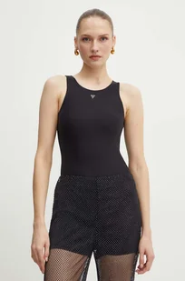 Guess body KIM damskie kolor czarny W4YP46 KCDE0 - Koszulki sportowe damskie - miniaturka - grafika 1