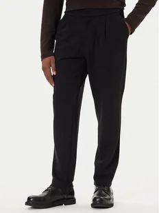 Calvin Klein Chinosy LV04LE613G Czarny Slim Fit - Spodnie męskie - miniaturka - grafika 1