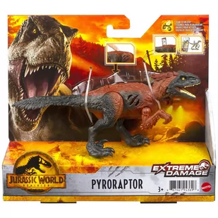 Figurka Jurassic World extreme damage, Pyroraptor - Figurki dla dzieci - miniaturka - grafika 2