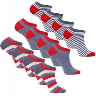 12 Par STOPKI Męskie Skarpety Skarpetki MORAJ Kolorowe Bawełniane Zestaw r. 43-45 - Skarpetki męskie - miniaturka - grafika 1