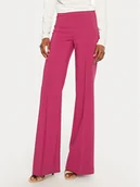 Spodnie damskie - Rinascimento Spodnie materiałowe CFC0119997003 Bordowy Regular Fit - miniaturka - grafika 1