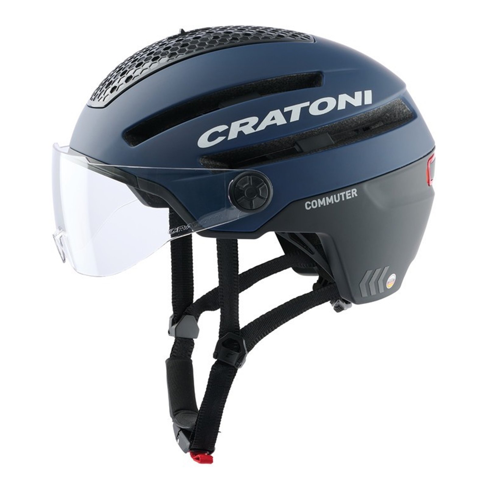 Kask rowerowy Cratoni Commuter (pedelec) rozmiar. S/M (54-58cm) niebieski matowy
