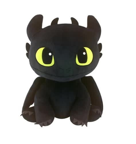 DUŻA MASKOTKA SMOK CZARNY 60 CM – PLUSZOWY PRZYJACIEL DLA DZIECI