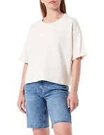 Bluzy damskie - VERO MODA Damska bluza VMTERI SS O-Neck oversize Sweat VMA Shirt, Birch, XL - miniaturka - grafika 1