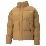 Kurtki męskie - Kurtka męska Puma CLASSICS OVERSIZED brązowa 53557374-XL - miniaturka - grafika 1