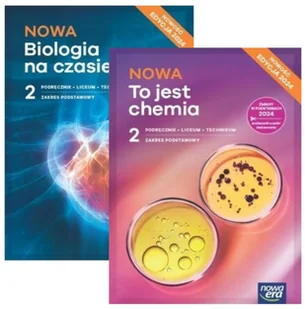 Pakiet Nowa Biologia na czasie 2. Podręcznik, Nowa To jest chemia 2. Podręcznik. Liceum i technikum. Zakres podstawowy. Edycja 2024 - podręcznik - Podręczniki dla liceum - miniaturka - grafika 1