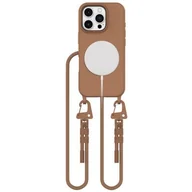 Etui i futerały do telefonów - Etui TECH-PROTECT MagNecklace MagSafe do Apple iPhone 16 Pro Brązowy - miniaturka - grafika 1