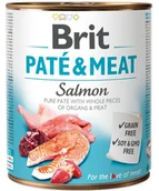 Mokra karma dla psów - Brit PATE & MEAT SALMON 6x800g - miniaturka - grafika 1