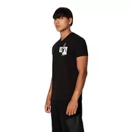 Koszulki męskie - Armani Exchange Męski t-shirt Slim Fit V-Neck Ax Block Graphic Tee, czarny, XXL - miniaturka - grafika 1