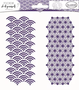 Aladine Szablon, wzory geometryczne - Scrapbooking - miniaturka - grafika 1