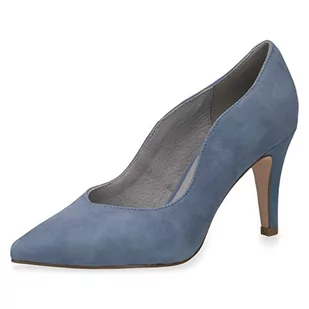 CAPRICE Damskie czółenka 9-9-22403-20, niebieskie zamsz, 38 EU, Blue Suede, 38 EU - Czółenka - miniaturka - grafika 1