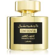 Wody i perfumy unisex - Lattafa Confidential Private Gold woda perfumowana unisex 100 ml - miniaturka - grafika 1