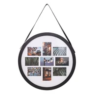 Ramki na zdjęcia - Multirama na zdjęcia okrągła na pasku AYA, 9 fotografii - miniaturka - grafika 1