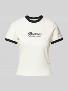 T-shirt z mieszanki bawełny model ‘LEWISTOWN’ - Koszulki i topy damskie - miniaturka - grafika 1