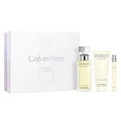 Zestawy kosmetyków damskich - SET CALVIN KLEIN Eternity Woman EDP Spray 100ml + BODY LOTION 100ml + EDP 10ml - miniaturka - grafika 1