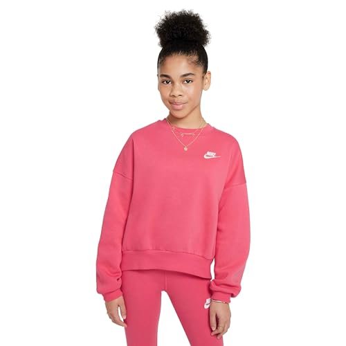 Nike Dziewczęca G NSW Club FLC Bxy CRW Lbr Top