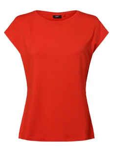 JOOP! T-shirt damski Kobiety wiskoza czerwony jednolity, 36 - Koszulki i topy damskie - miniaturka - grafika 1