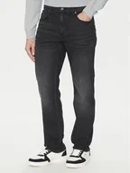 Spodnie męskie - Mustang Jeansy Washington 1016334 Czarny Straight Fit - miniaturka - grafika 1