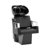 Fotele fryzjerskie - physa Myjka fryzjerska umywalka pochylna z baterią, wężem i prysznicem funkcjonalny design - Fotele fryzjerskie - miniaturka - grafika 1