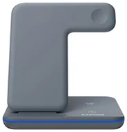 Ładowarki do telefonów - Canyon WS-303 3w1 15W LED Szara - miniaturka - grafika 1
